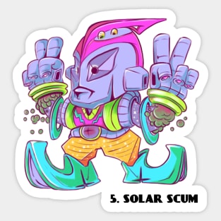 Solar Scum Sticker